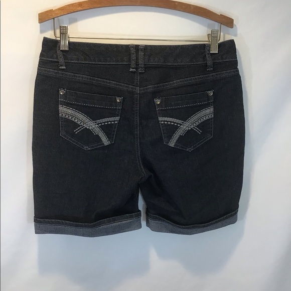 Sanoma Blue Denim Bermuda Shorts Modern Fit - Picture 4 of 6